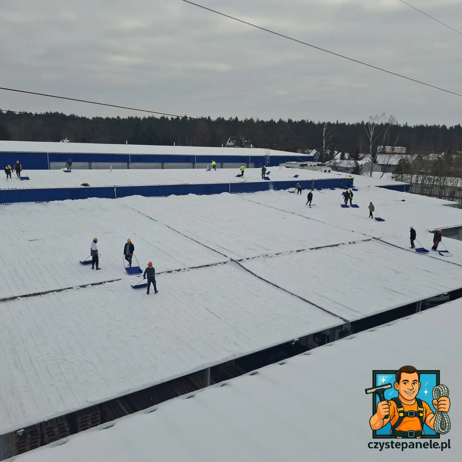 Odśnieżanie dachów